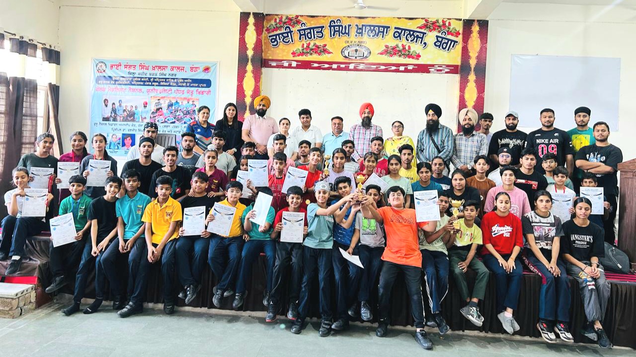 The third district level kickboxing tournament was organized